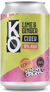 Kenya originals ginger cider can 330ml