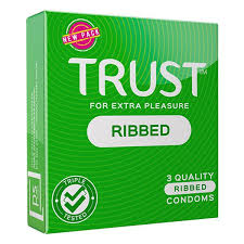 Trust condom ribbed