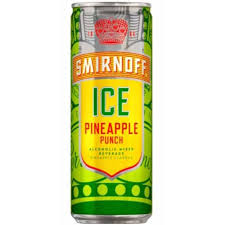 smirnoff ice pineapple punch can 330ml